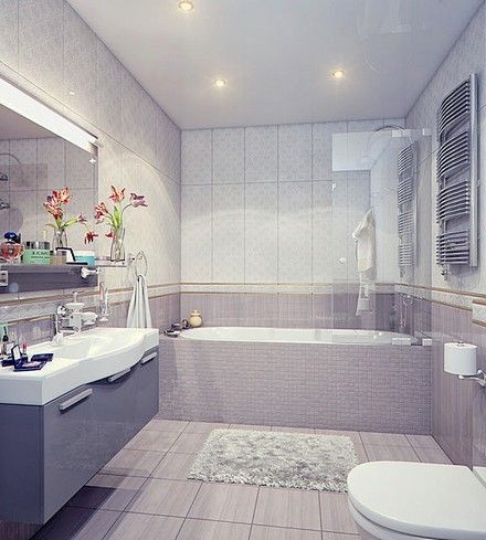 Освежить интерьер маленькой ванной комнаты без ремонта: креативные идеи