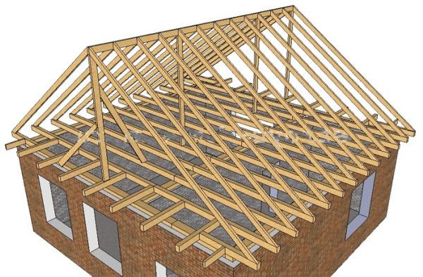Как сделать двухскатную крышу дома надежной?
