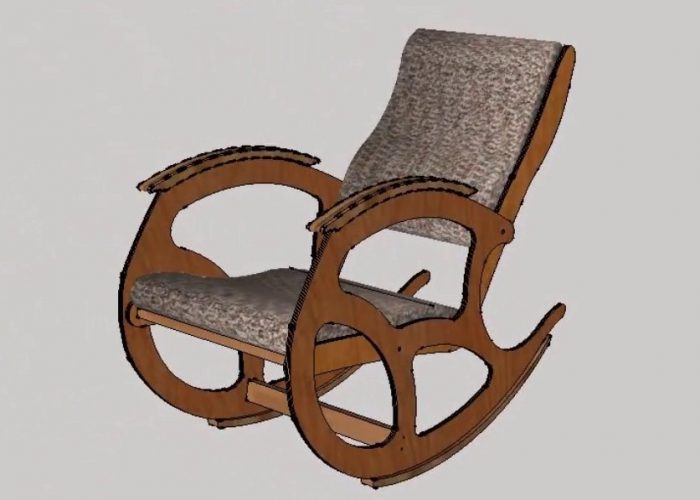 Кресло качалка: чертежи и размеры, легкие варианты конструкции