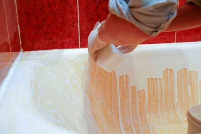 Восстановить эмаль ванной в домашних условиях: как правильно, как лучше, как дешевле