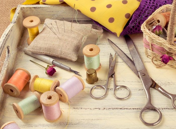 depositphotos 73496537 stock photo tools for sewing and crafts
