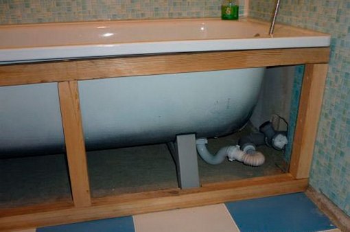 Как сделать экран под ванной: материалы, способы создания конструкций