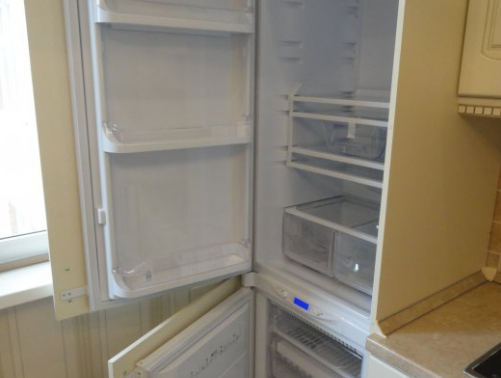 перенавеска дверей холодильника bosch с дисплеем