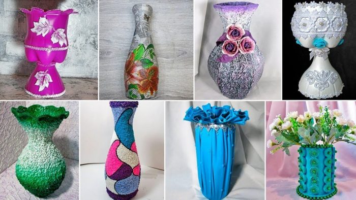 Как сделать вазу своими руками: материалы, возможный декор и варианты создания
