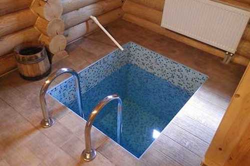 Мини бассейн в бане своими руками: три способа создания резервуара